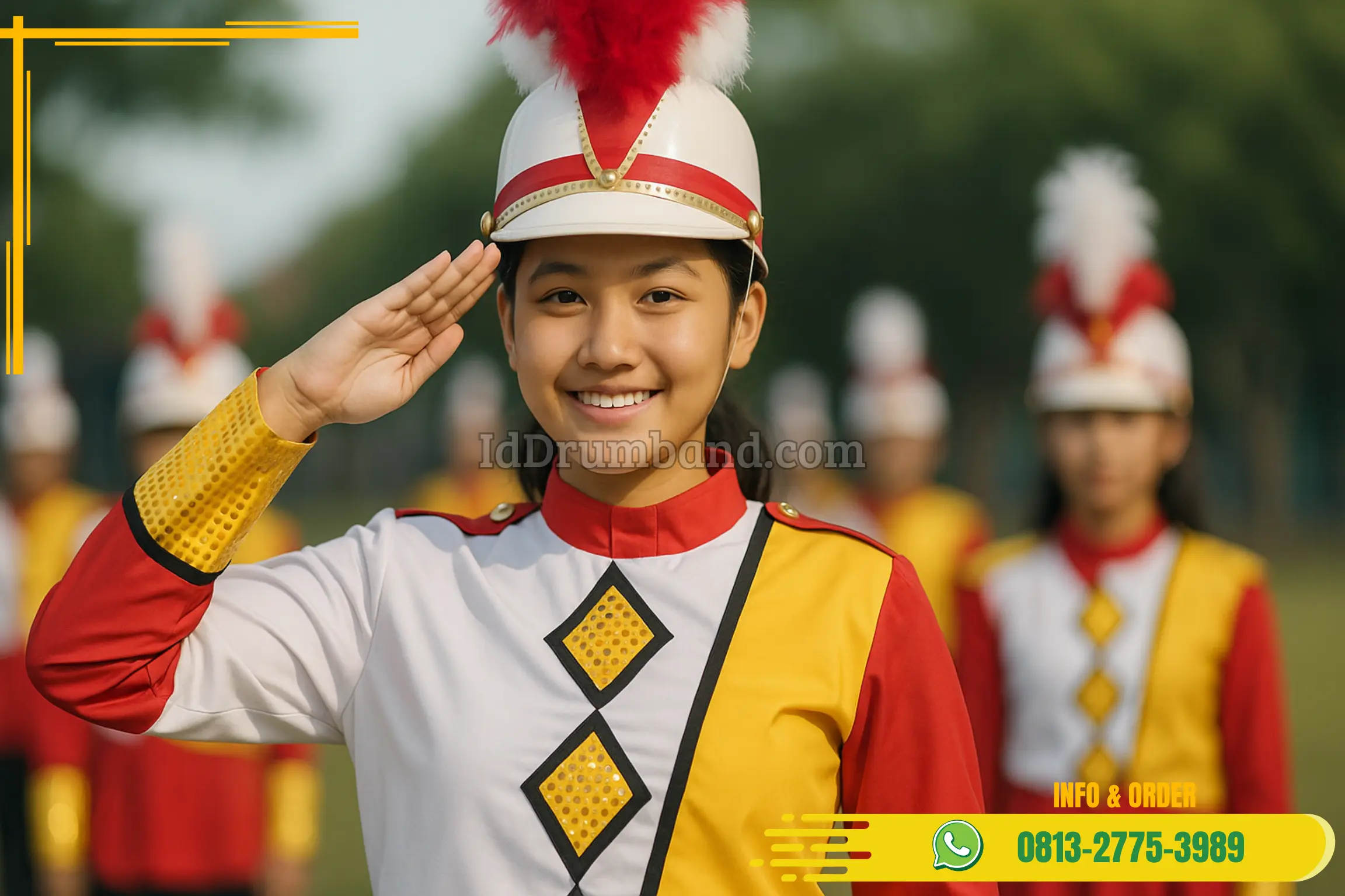 Seragam Drumband Di Sumatera Selatan Ogan Komering Ulu Lubuk Batang Desa Banu Ayu